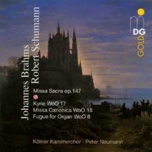 [중고] Peter Neumann, Kolner Kammerchor / Schumann : Missa sacra Op.147, Brahms : Missa canonica, Kyrie (수입/mdg33205982)