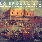 Robert King, King&#039;s Consort / Giovanni, Andrea Gabrielli : Lo Sposalizio -The Wedding Of Venice To The Sea (수입/미개봉/2CD/cda67048)