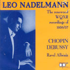 [중고] Leo Nadelmann / Chopin, Debussy : The Renowned Wqxr Recordings Of 1956/57 (수입/2CD/apr7025)