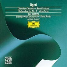 [중고] LaSalle Quartet / Ligeti : Chamber Concerto (수입/4232442)