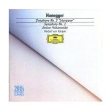 [중고] Herbert Von Karajan / Honegger : Symphony No.3 Liturgie, Symphony No. 2 (수입/4232422)