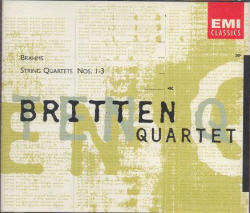[중고] Britten Quartet / Brahms : String Quartets Nos.1-3 (수입/2CD/724356545922)