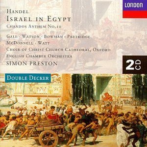 Simon Preston / Handel : Israel in Egypt (수입/미개봉/2CD/4434702)