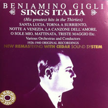 [중고] Beniamino Gigli / Sings Italia (수입/ab78559)