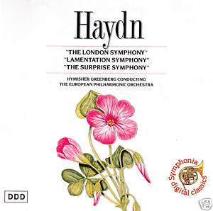 [중고] Hymisher Greenberg / Haydn : Symphonies (수입/sym046)