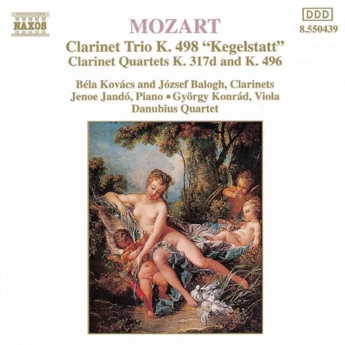[중고] Danubius Quartet / Mozart : &quot;Keglstatt&quot; Trio, Clarinet Quartets (수입/8550439)