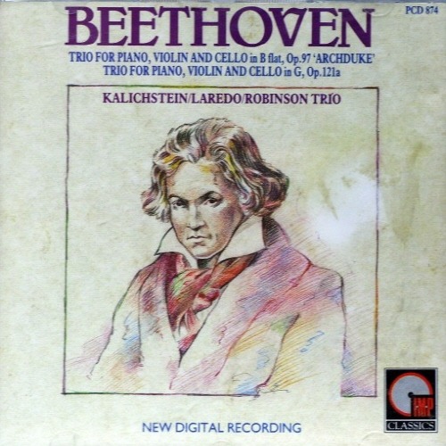 [중고] Kalichstein, Laredo, Robinson Trio / Beethoven : Trios for Piano, Vilolin &amp; Cello (수입/pcd874)