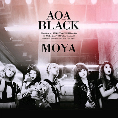 [중고] 에이오에이 블랙 (AOA Black) / Moya (Single/Digipack)