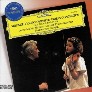 [중고] Anne-Sophie Mutter, Herbert Von Karajan / Mozart : Violin Concertos Nos.3&amp;5 (수입/2894577462)