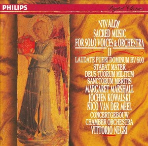 [중고] Vittorio Negri / Vivaldi : Sacred Music for Solo Voice and Orchestra, Vol.2 (수입/4320912)