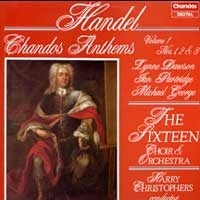 [중고] [LP] Harry Christophers / Handel : Chandos Anthems Nos.1, 2 &amp; 3 (sscr072)