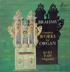 [중고] [LP] Kurt Rapf / Brahms : Complete Works For Organ (수입/tvs34422)