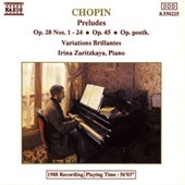 [중고] Irina Zaritzkaya / Chopin : Preludes Op.28, Op.45, Op.posth (수입/8550225)