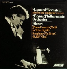[중고] [LP] Leonard Bernstein / Mozart :  Piano Concerto No. 15, Symphony No 35 (수입/cs6499)