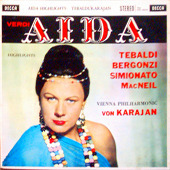 [중고] [LP] Renata Tebaldi, Herbert von Karajan / Verdi : aida (sel0057)