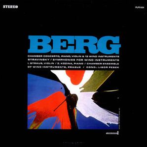 [중고] [LP] Libor Pesek, Ivan Straus, Zdenek Kozina / Berg : Chamber Concerto, Stravinsky :Symphonies For Wind Instruments (수입/plps624)