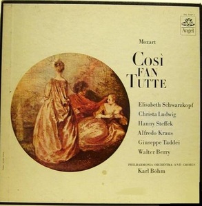 [중고] [LP] Elisabeth Schwarzkopf, Karl Bohm / Mozart : Cosi Fan Tutte (수입/하드박스/4LP/sdl3631d)