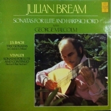 [중고] [LP] Julian Bream, Geoge Malcolm / J.S. Bach : Trio Sonatas, Vivaldi : Sonatas For Lute And Continuo (수입/gl14139)