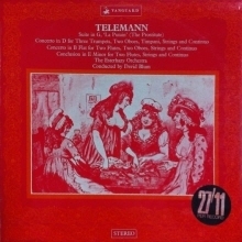 [중고] [LP] David Blum / Telemann : Suite in G, &#039;La Putain&#039;, Concertos (수입/vsl11016)