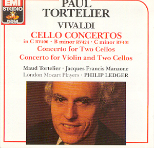 [중고] Paul Tortelier / Vivaldi : Cello Concertos (ekcd02031)