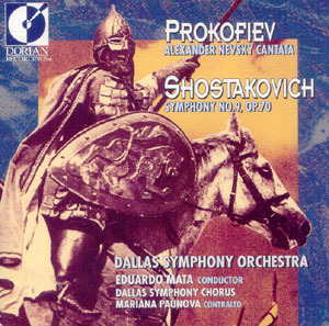 Eduardo Mata, Mariana Paunova / Prokofiev: Alexander Nevsky Cantata, Shostakovich: Symphony No.9 (수입/미개봉/dor90169)