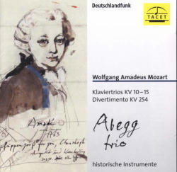 [중고] Abegg Trio / 모차르트 : 피아노 삼중주 (Mozart : Piano Trios, KV10-15) (수입/tacet148)