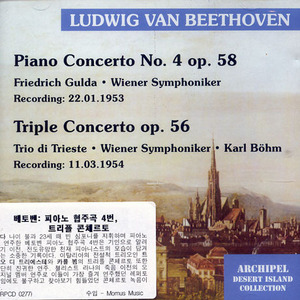 [중고] Friedrich Gulda, Friedrich Gulda, Trio Di Trieste / Beethoven - Piano Concerto No.4/ Triple Concerto (수입/arpcd0277)