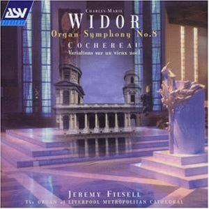 Jeremy Filsell / Widor : Organ Symphony No.8 Op.42, Cochereau : Variations Sur Un Vieux Noel (수입/미개봉/cddca1109)