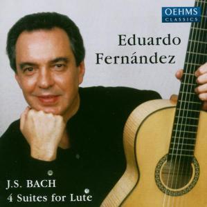 [중고] Eduardo Fernandez / Bach : 4 Suites For Lute (수입/oc202)