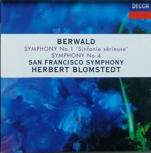 [중고] Herbert Blomstedt / Berwald Symphony no.1, no.4 (수입/4365972)