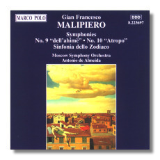 [중고] Antonio de Almeida / Malipiero: Sinfonia dello Zodiaco Symphonies nos. 9 &amp; 10 (수입/8223697)