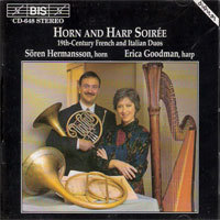 [중고] Soren Hermansson, Erica Goodman / Horn &amp; Harp Soir&amp;eacute;e (수입/biscd648)