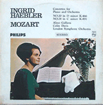 [중고] [LP] Ingrid Haebler / Mozart : Concertos For Piano&amp;Orch.No.20 &amp; 24 (sel100117)