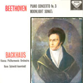 [중고] [LP] Wilhelm Backhaus / Beethoven : Piano Concerto No.3, Moonlight Sonata (sel0267)
