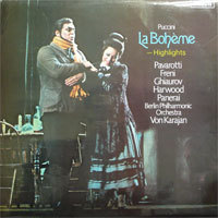[중고] [LP] Luciano Pavarotti, Herbert von Karajan / Puccini : La Boheme - Highlights (수입/set579)
