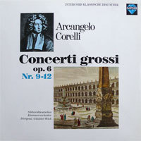 [중고] [LP] Gunther Wich / Corelli : Concerti Grossi op.6 Nr. 9-12 (수입/int120897)