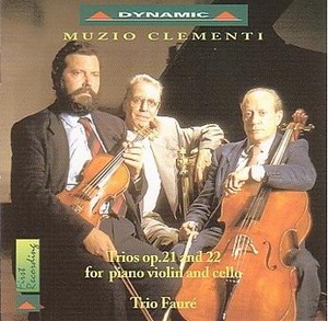 [중고] Muzio Clementi : Trios Op.21 And 22 For Piano Violin And Cello (수입/cds93)