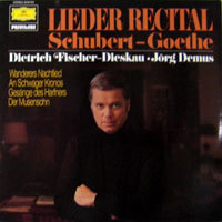 [중고] [LP] Dietrich Fischer - Dieskau : jorg Demis / Lieder Recital : Schubert - Goethe (수입, 2535104--10) -SW35