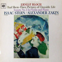 [중고] [LP] Isaac Stern-Violin, Alexander Zakin- Piano / Ernest Bloch : Baal Shem-Three Pictures of Classidic Life, Sonata No.1 for Violin and piano (수입, 72354) -SW37