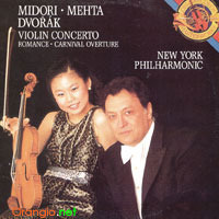 [중고] [LP] Midori &amp; Zubin Mehta / Dvorak : Violin Concerto Op.53 (홍보용/ccl7024)
