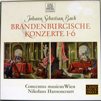 [중고] [LP] Nikolaus Harnoncourt / Bach : Brandenburgische Konzerte I-6 (2LP Box/수입/6.35043)