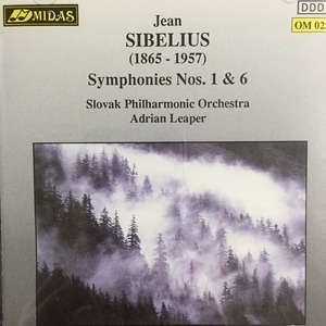 [중고] Slovak Phiharmonic Orchestra, Adrian Leaper / Sibelius : Symphony Nos. 1 &amp; 6 (수입/om022)