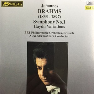 [중고] BRT Philharmonic Orchestra, Alexander Rahbari / Brahms : Symphony No.1, Haydn Variations (om36)