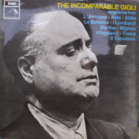 [중고] [LP] Beniamino Gigli / The Incomparable Gigli - Songs, Operatic and Religious Arias (수입/hqm1170) - sr42
