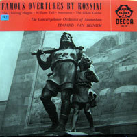 [중고] [LP] Eduard Van Beinum - Concertgebouw Orch. Of Amsterdam / Rossini : Famous Overtures (수입/ACL15)