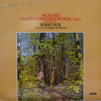 [중고] [LP] Josef Suk / Mozart : Violin Concertos Nos.1&amp;3 (수입/gl25288) - sr75