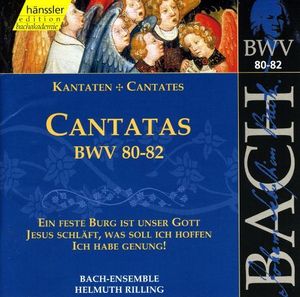 [중고] Helmuth Rilling / Bach: Cantatas, BWV 80-82 (수입/cd92026)