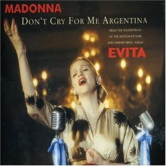 Madonna / Don&#039;t Cry For Me Argentina (수입/single/미개봉)