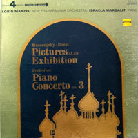 [중고] [LP] Lorin Maazel - New Philharmonia Orchestra, Israela Margalit (Piano) / Mussorgsky-Ravel: Pictures at an Exhibition, Prokofiev: Piano Converto No.3 (수입/SPC21079)