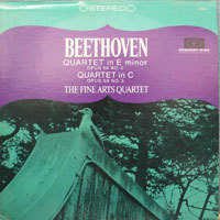 [중고] [LP] Fine Arts Quartet / Beethoven : Quartes in E minor, Op.59 No.2 &amp; C, Op.59 No.3 (수입/256)